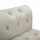 Banco Retangular de Design Moderno em Madeira e Tecido - Theodore Viadurini