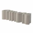 Banco de design colorido Slide amor moderno feito na Itália Viadurini