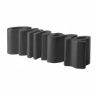 Banco de design colorido Slide amor moderno feito na Itália Viadurini