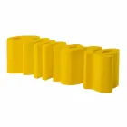 Banco de design colorido Slide amor moderno feito na Itália Viadurini