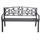 Banco de jardim em metal com diferentes acabamentos - Agrafador Viadurini