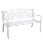 Banco de jardim em metal com diferentes acabamentos - Agrafador Viadurini