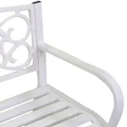 Banco de jardim em metal com diferentes acabamentos - Agrafador Viadurini