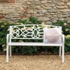 Banco de jardim em metal com diferentes acabamentos - Agrafador Viadurini