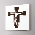 Painel Branco com Representação do Crucifixo Made in Italy - Airi