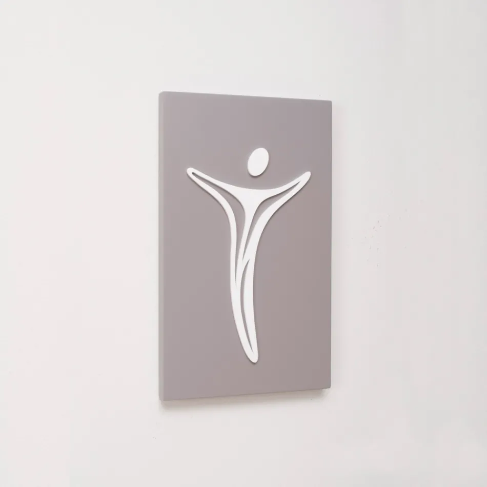 Painel representando Jesus gravado a laser feito na Itália - Bice Viadurini