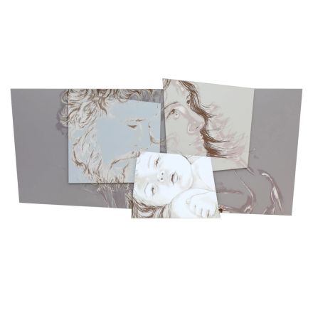 Painel com a Família Belém Feito em Laser Made in Italy - Paola Viadurini