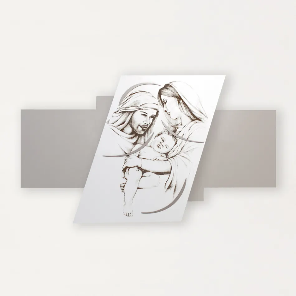 Painel com a Família Gravada a Laser Made in Italy - Micky Viadurini