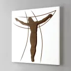 Painel gravado a laser retratando a paixão feito na Itália - Ersilia Viadurini