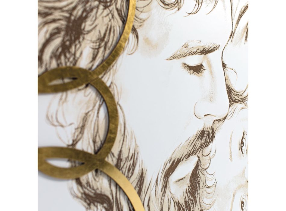 Painel Feito com Laser da Sagrada Família Feito na Itália - Elisa Viadurini
