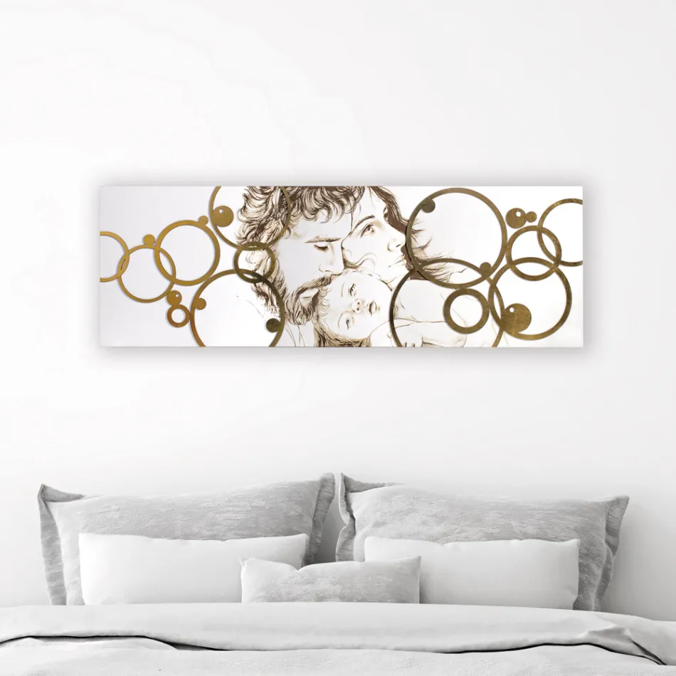 Painel Feito com Laser da Sagrada Família Feito na Itália - Elisa Viadurini