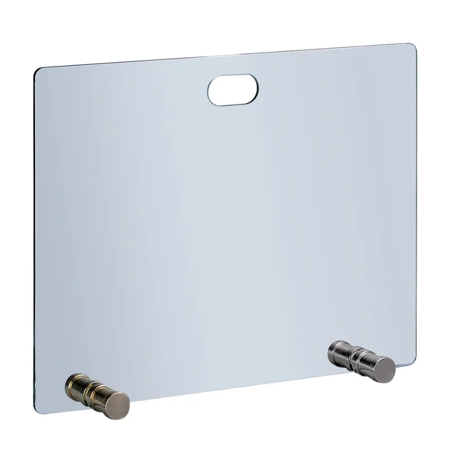 Supressor de faíscas de cristal temperado e 4 pés fabricados na Itália - Delfino Viadurini