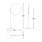 Guarda-sol de tecido com estrutura de alumínio - Emma Sunscreen da Varaschin Viadurini