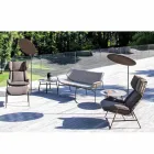 Guarda-sol de tecido com estrutura de alumínio - Emma Sunscreen da Varaschin Viadurini