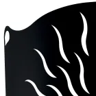 Protetor Curvo de Fogão com 2 Portas Metálicas Fabricado na Itália - Pato Viadurini