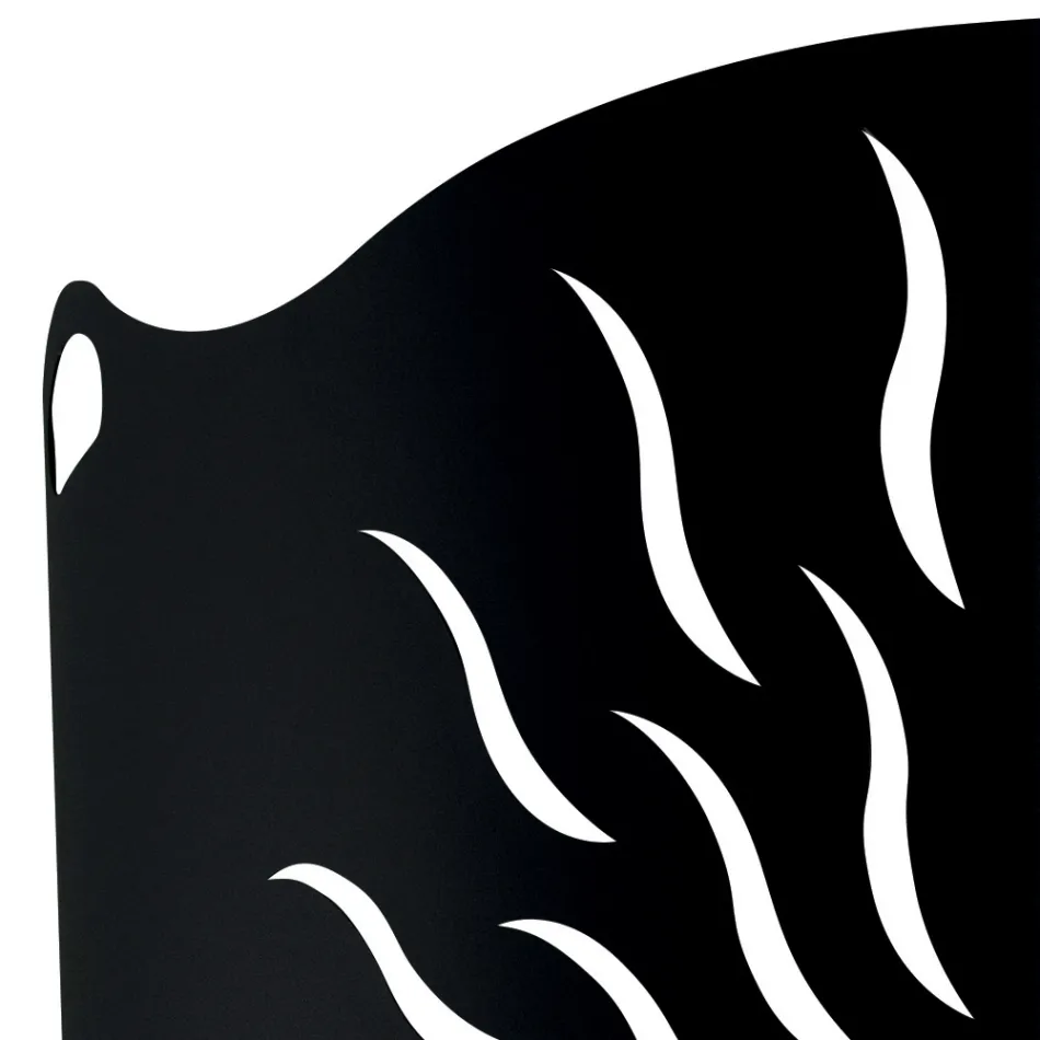 Protetor Curvo de Fogão com 2 Portas Metálicas Fabricado na Itália - Pato Viadurini