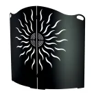 Protetor Curvo de Fogão com 2 Portas Metálicas Fabricado na Itália - Pato Viadurini