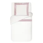 Conjunto de capa de edredom 100% algodão e 10% algodão cetim com 1 fronha - Detalhe Viadurini