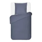 Conjunto de capa de edredom de cetim 100% algodão com 1 fronha feito na Itália - Fluffy Viadurini