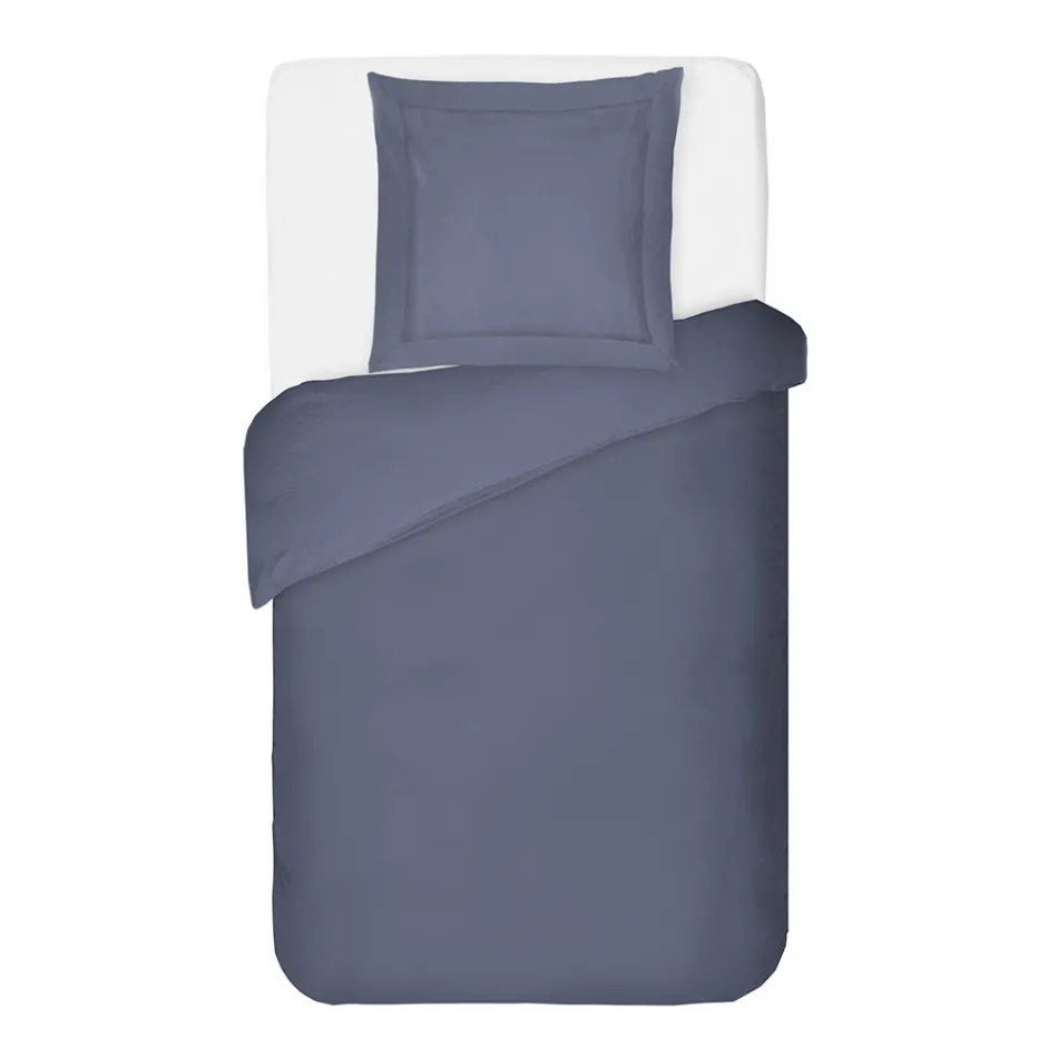 Conjunto de capa de edredom de cetim 100% algodão com 1 fronha feito na Itália - Fluffy Viadurini