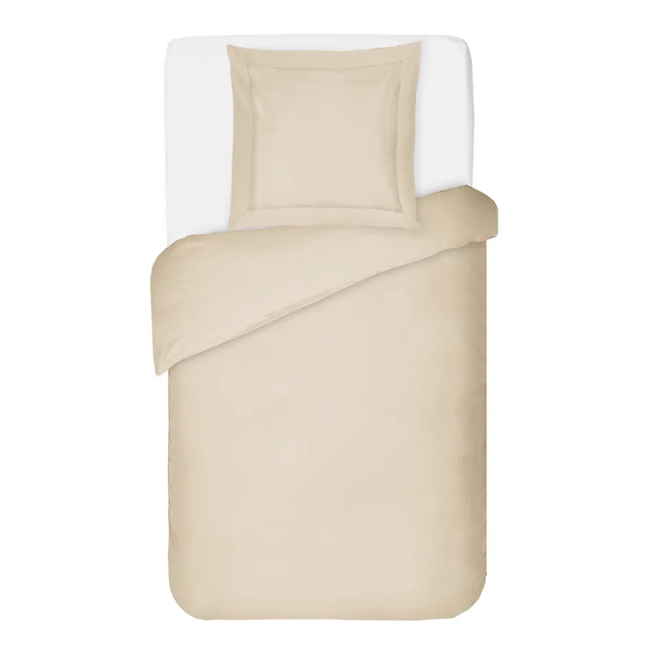 Conjunto de capa de edredom de cetim 100% algodão com 1 fronha feito na Itália - Fluffy Viadurini