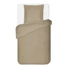 Conjunto de capa de edredom de cetim 100% algodão com 1 fronha feito na Itália - Fluffy Viadurini