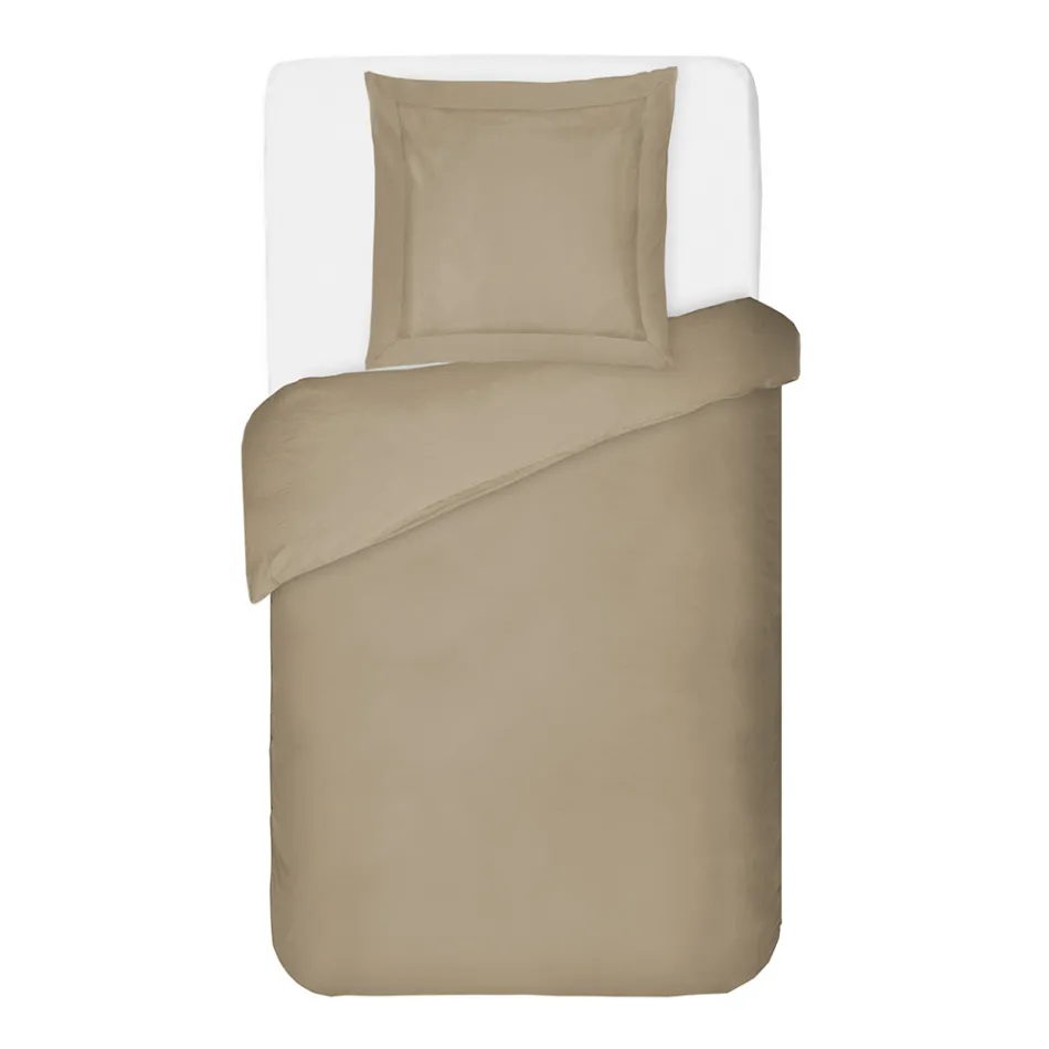 Conjunto de capa de edredom de cetim 100% algodão com 1 fronha feito na Itália - Fluffy Viadurini