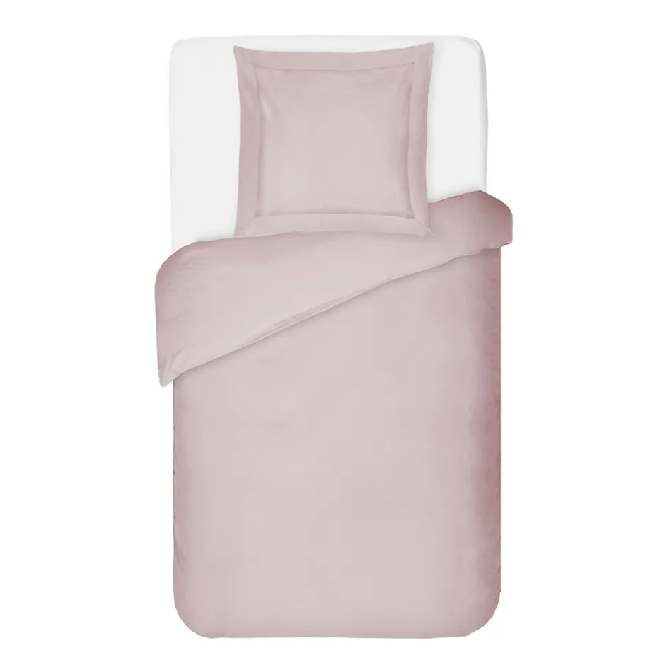 Conjunto de capa de edredom de cetim 100% algodão com 1 fronha feito na Itália - Fluffy Viadurini
