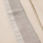 Conjunto de capa de edredom em 90% algodão e 10% linho com 1 fronha feito na Itália - Nestle Viadurini