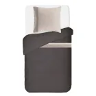 Conjunto de capa de edredom em 90% algodão e 10% linho com 1 fronha feito na Itália - Nestle Viadurini