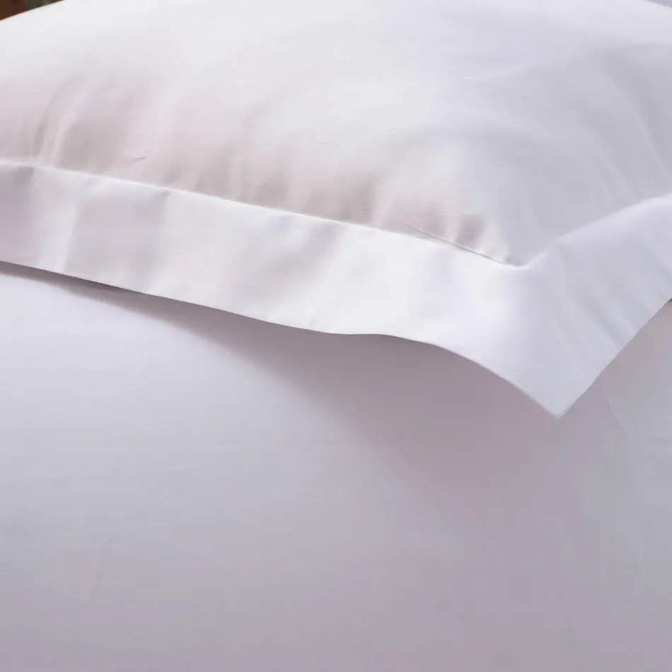 Conjunto de capa de edredom duplo em cetim 100% algodão feito na Itália - Fluffy Viadurini