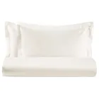 Conjunto de capa de edredom duplo em cetim 100% algodão feito na Itália - Fluffy Viadurini