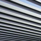 Pérgola de alumínio antracite com teto ajustável - Vitta Viadurini