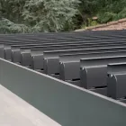 Pérgola de alumínio com teto ajustável da Crank - Eolo Viadurini