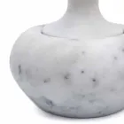 Pilão de quebra-nozes em mármore branco de Carrara fabricado na Itália - Cullio Viadurini
