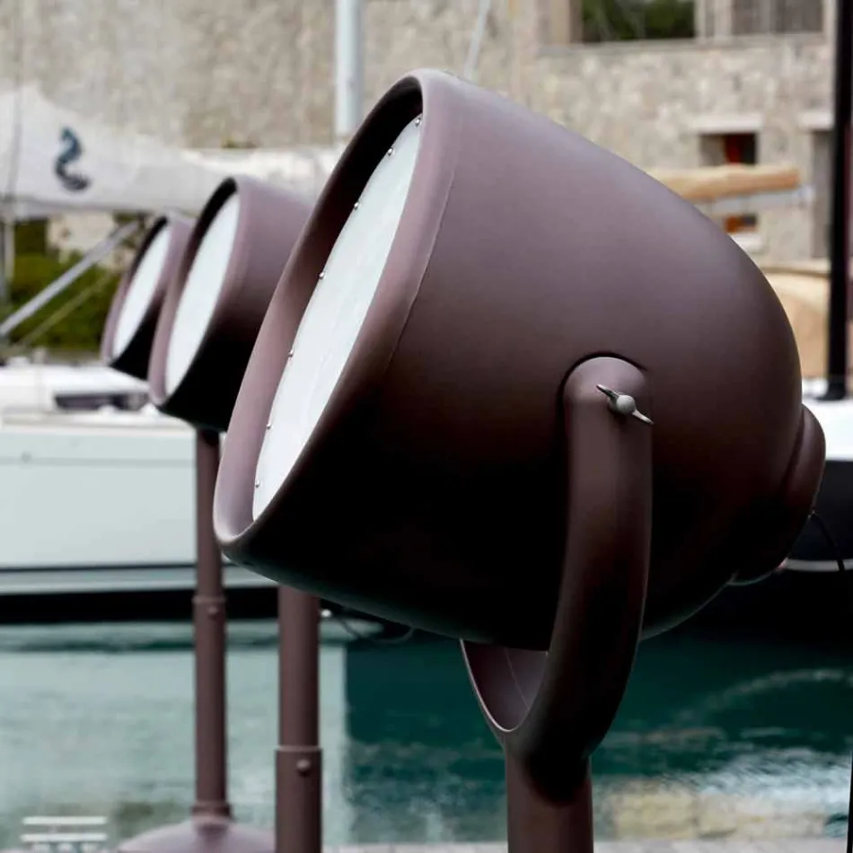 Candeeiro de pé exterior Poleasy Design, 2 cores - Hollywood by Myyour Viadurini