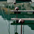 Candeeiro de pé exterior Poleasy Design, 2 cores - Hollywood by Myyour Viadurini