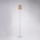 Luminária de chão e abajur em madeira e ferro, fabricados na Itália, para decoração de interiores - Toscana Viadurini