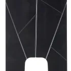 Lâmpada de assoalho de madeira e tecido Grilli Zarafa made in Italy Viadurini