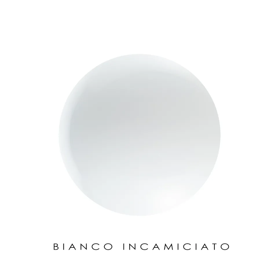 Candeeiro de pé moderno em vidro veneziano fundido à mão - neve Viadurini