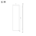 Placa radiante elétrica com kit de eletrificação, fabricada na Itália - Brezza Viadurini