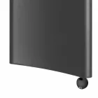 Radiador de parede moderno de placa radiante elétrica de até 1000 W - curvado Viadurini
