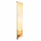 Placa radiante elétrica vertical em ouro design moderno até 1000 W - gelo Viadurini