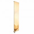 Placa radiante elétrica vertical em ouro design moderno até 1000 W - gelo