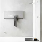 Placa Hidráulica Radiante de Design Horizontal em Aço até 820 W - Corte Viadurini