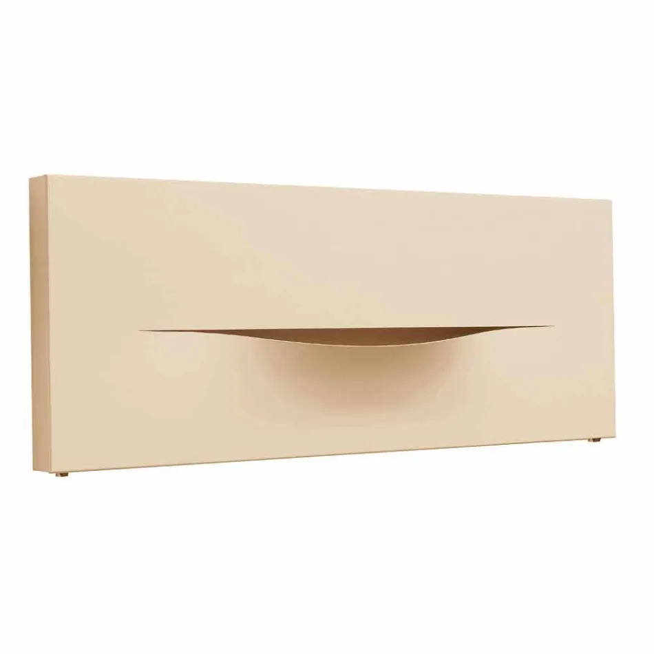 Placa Hidráulica Radiante de Design Horizontal em Aço até 820 W - Corte Viadurini