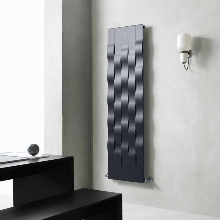 Placa radiante de aço com 5 barras de design vertical até 1003 watts - rio Viadurini