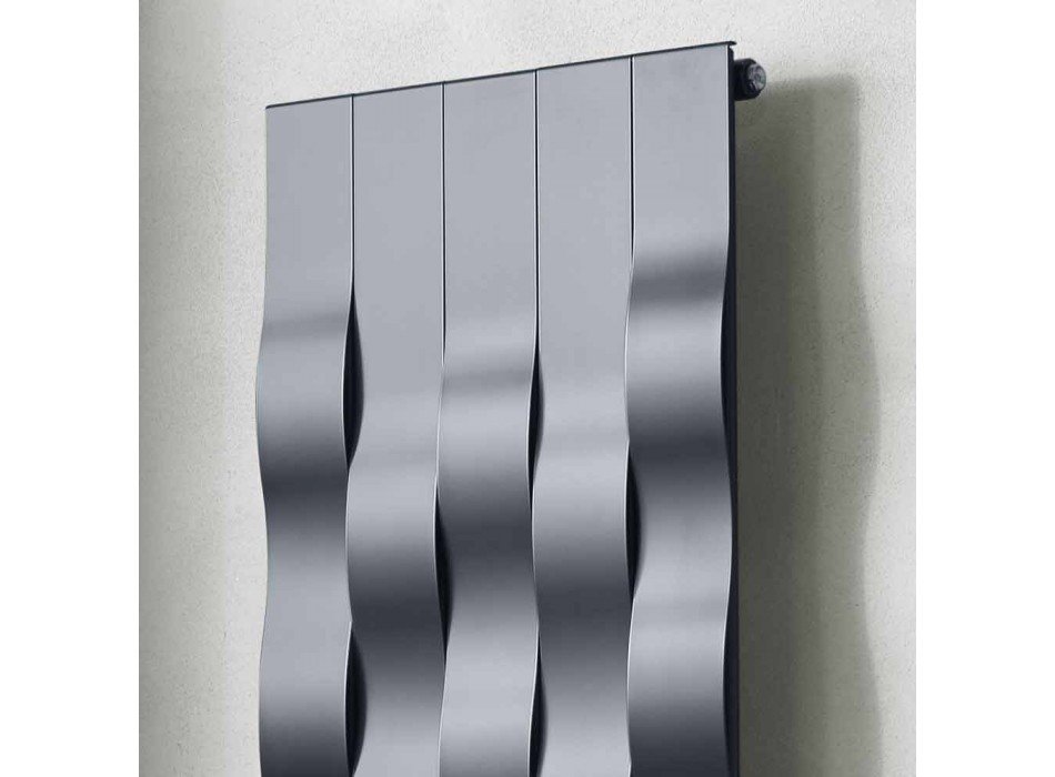 Placa radiante de aço com 5 barras de design vertical até 1003 watts - rio Viadurini
