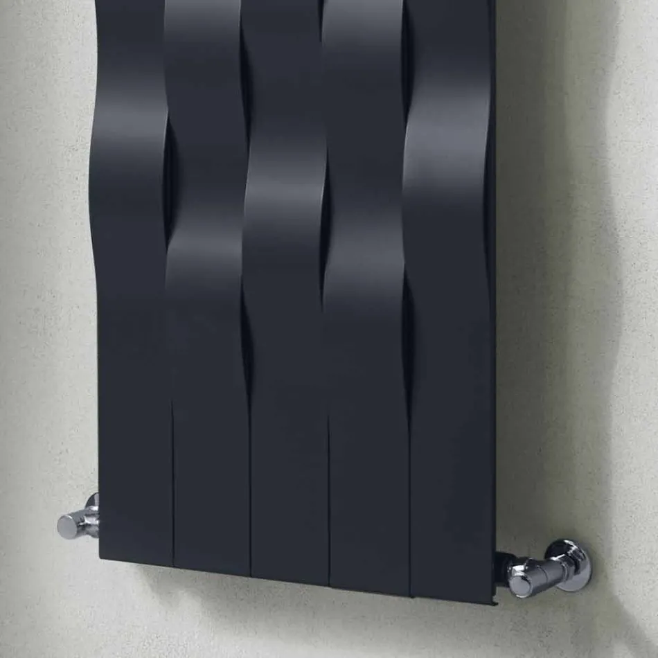 Placa radiante de aço com 5 barras de design vertical até 1003 watts - rio Viadurini