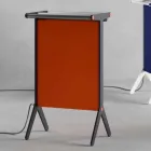 Placa Radiante em Alumínio e Elétrico e Tecido Colorido Design 150 W - Sam Viadurini